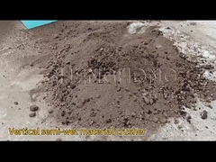 Broyeur de matériaux semi-humides verticaux