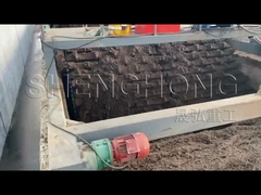 Compost Turner de plat à chaînes