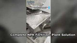 Solution complète de ligne de production d'engrais NPK clé en main