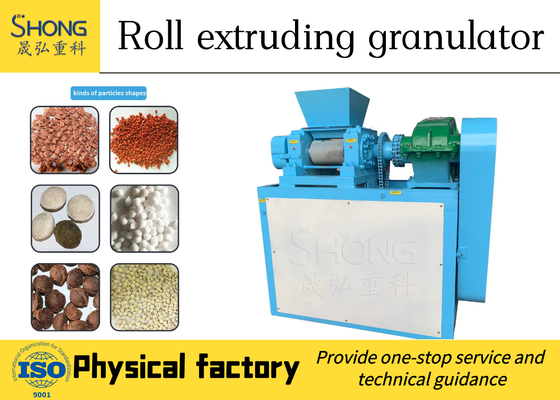 4 T / H Press Compound Fertilizer Granulator Double Roller