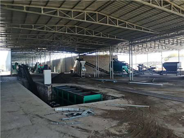 Engrais organique de 5 tonnes/heure faisant à chaîne de production de granule les déchets des animaux