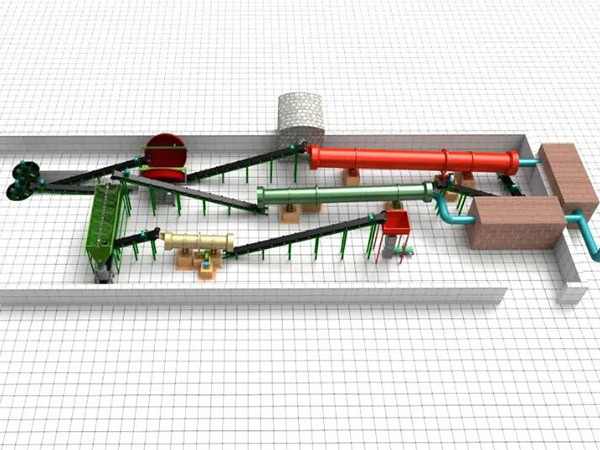 Système de fabrication d'engrais organiques de puissance égale pour la tension 380V/415V et la sortie maximale