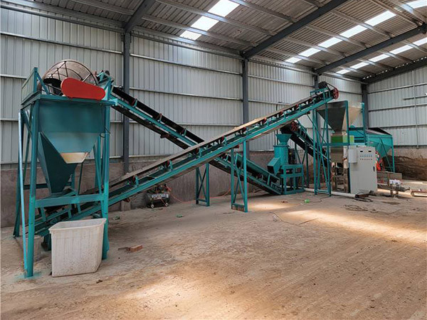 Ligne de production d'engrais organiques pour le mélange et le séchage par lots avec technologie Pelletizer Click
