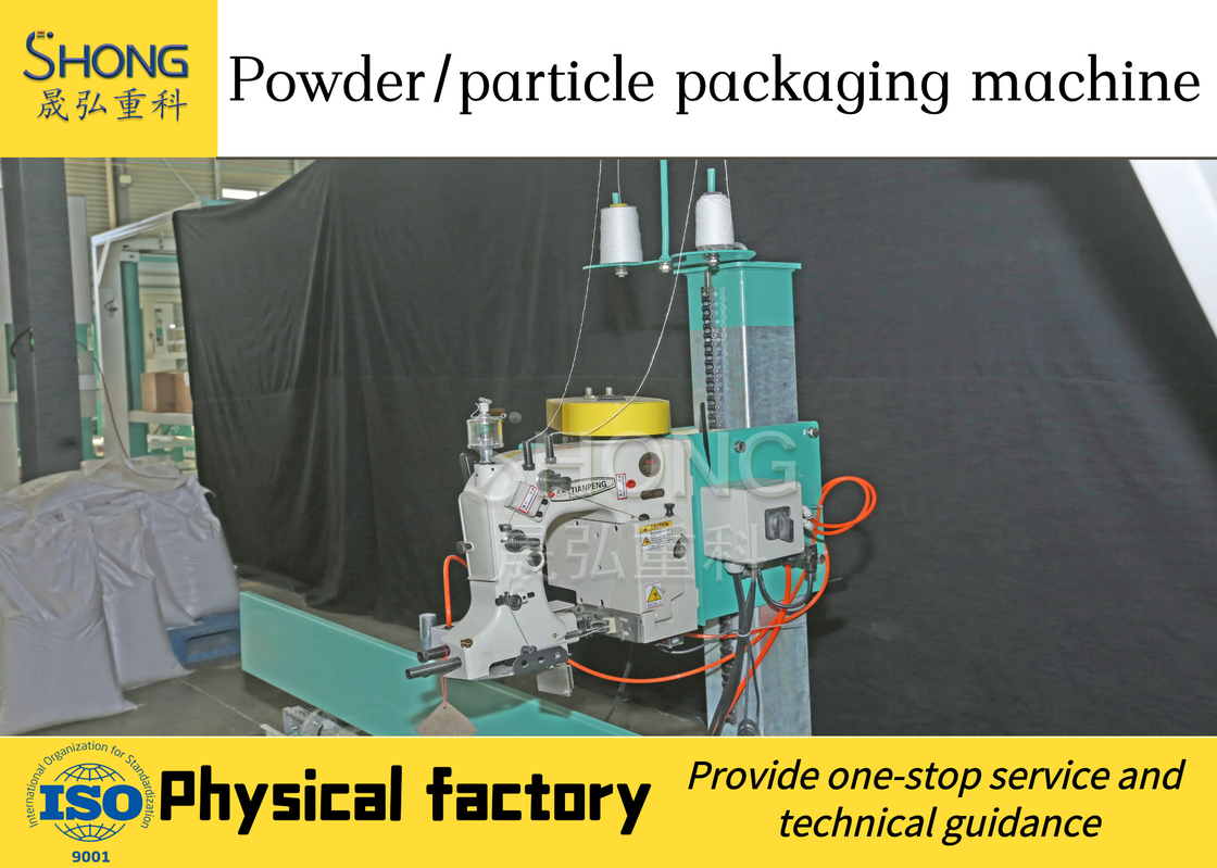 Type automatique acier inoxydable d'engrais de machine à ensacher de grande capacité double fait