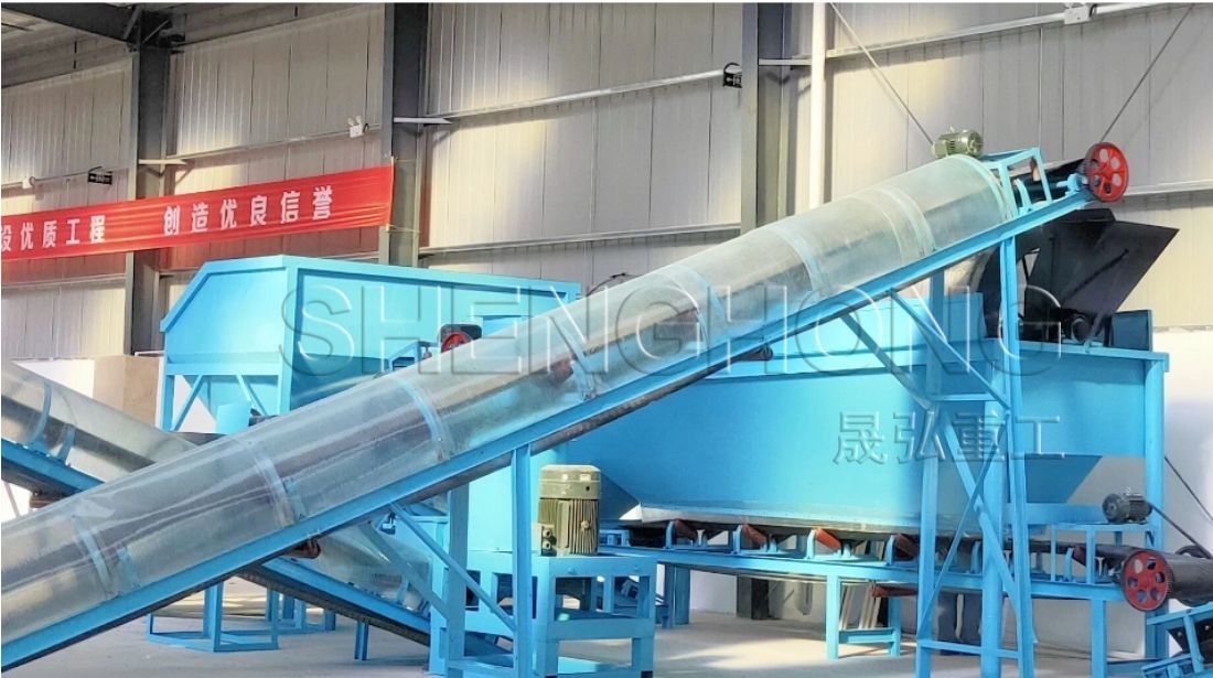Ligne de production d'engrais organiques pour le mélange et le séchage par lots avec technologie Pelletizer Click