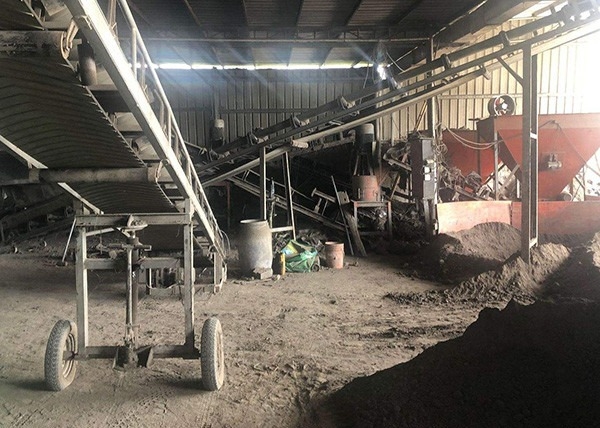 Ligne de production d'engrais organiques pour engrais d'élevage