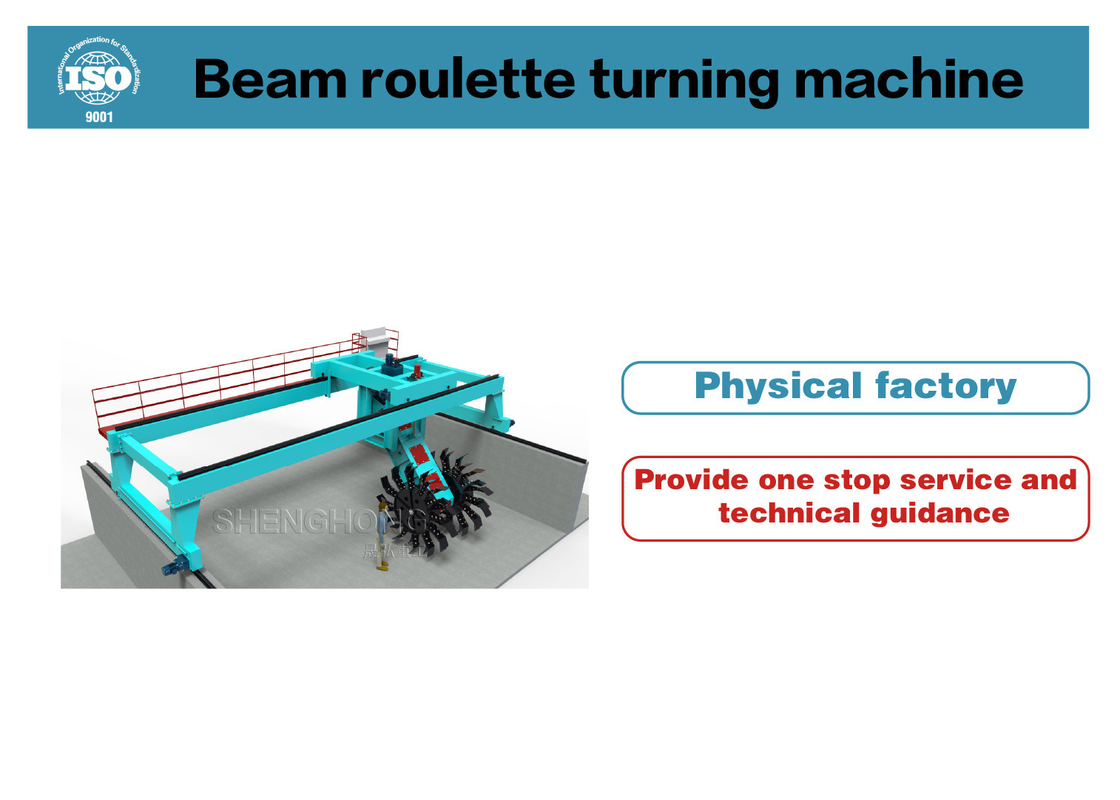 Équipement de fermentation par rampe pour machine à tourner le compost de type rainure 1,68m technologie de rainure profonde