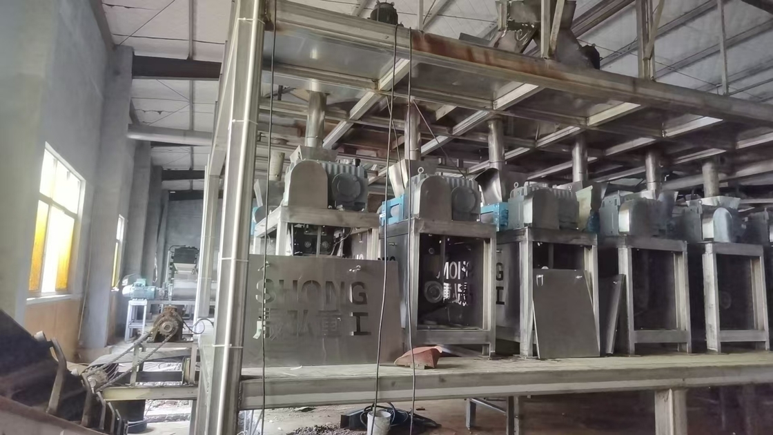 Ligne de production avancée d'engrais composés NPK Système de granulation à haut rendement pour une capacité de 5-30 TPH