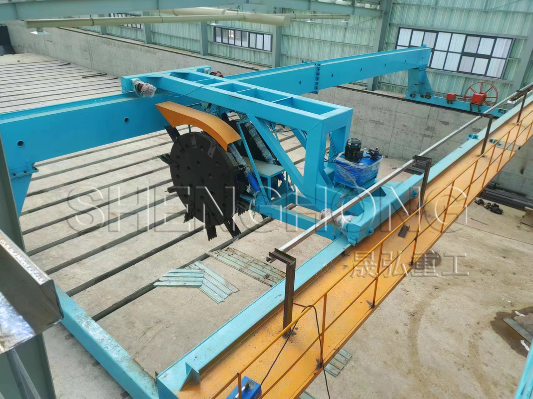 Équipement de fermentation par rampe pour machine à tourner le compost de type rainure 1,68m technologie de rainure profonde