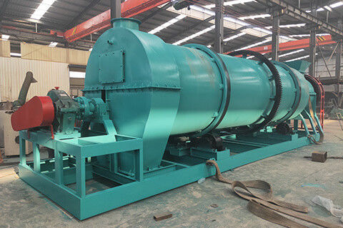Machine de granulation d'engrais organiques en acier au carbone de 8 T/H pour les déchets animaux
