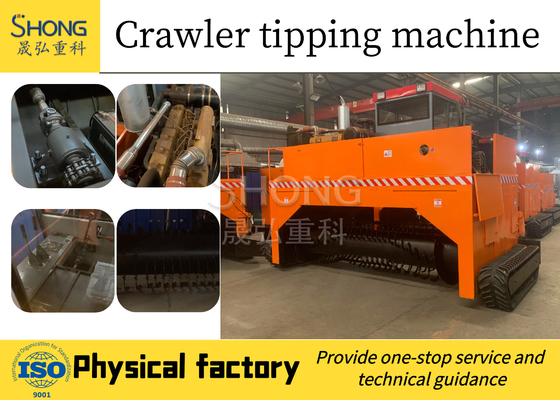 OIN animale de chenille de Turner Fermentation Machine Manure Windrow de compost