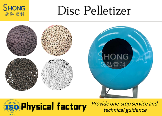 Disque Pan Organic Fertilizer Granulator Machine 50hz