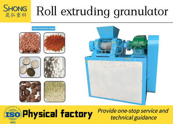 Granulateur à rouleaux doubles avec construction en acier au carbone de 15-22KW et taille de granulés de 1mm-15cm