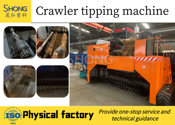 Équipement de fermentation Crawler Turner huile diesel Type de carburant