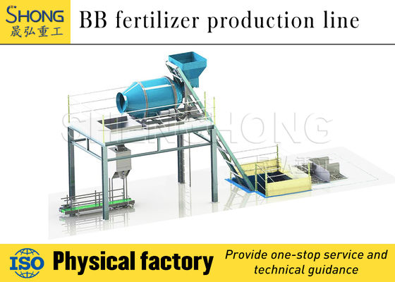 High Efficiency Bulk Blending Fertilizer Plant with High Output and Precision Batching for NPK Compound Fertilizer