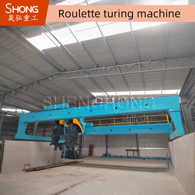 Retourneur de compost à roues - Tas profond 1,6 m, Largeur 12 m, Haute efficacité