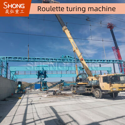 Fermentation industrielle équipement de compost pour les rainures type compost machine de tournage Avantages de la fermentation de déchets de courte durée