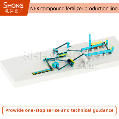 Ligne de production d'engrais NPK basée / usine d'engrais NPK pour la fabrication de granulés