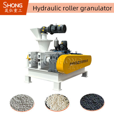 Granulateur hydraulique à rouleaux à double rouleau granulateur d'engrais composé de 2 à 3 tonnes par heure