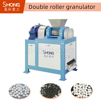 Machine de granulatoire d'engrais de composé de presse de rouleau avec la forme aplatie aux pôles