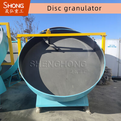 Granulateur à disque professionnel pour engrais composés organiques, capacité de 1 à 8 TPH