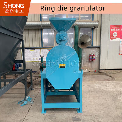 Ligne de production d'engrais organique en acier au carbone 8t/h 75kw