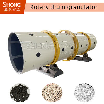 Granulateur d'engrais à tambour rotatif en acier inoxydable 3-5 t/h 7,5 kW