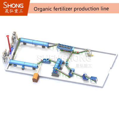 Usine complète d'engrais organique à partir de déchets de bovins