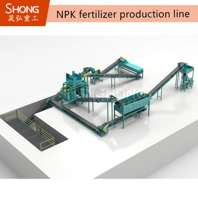 NPK Fabrication d'engrais Pellets à bande d'engrais pour la production et la distribution d'engrais