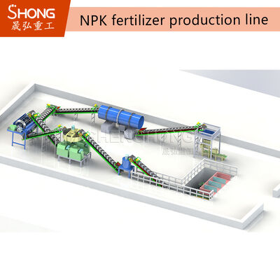 Usine complète d'engrais NPK pour la fabrication de granulés de haute qualité
