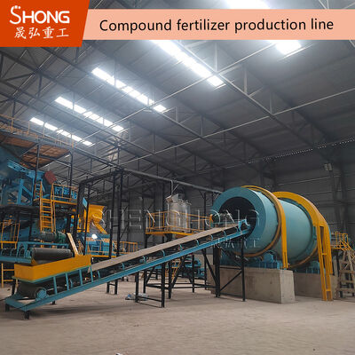 Granulateur à tambour rotatif 380V pour engrais NPK 3-8mm