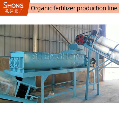 10TPH ligne de production d'engrais organiques pour entrepôts granulateur d'engrais organiques