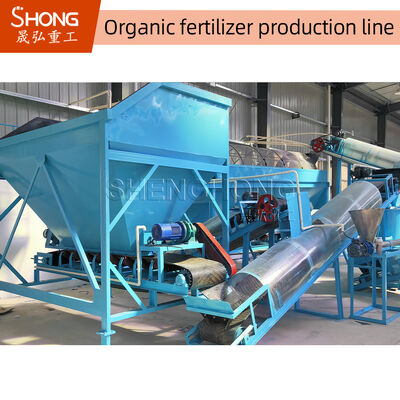 8t/H poulet Dung Ball Granule Organic Fertilizer autour de machine de polonais