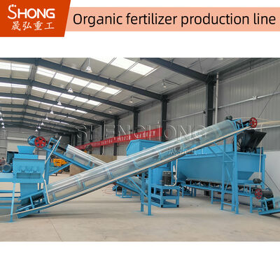 Ligne de production d'engrais organiques stables et avec système de contrôle intelligent et protection de l'environnement