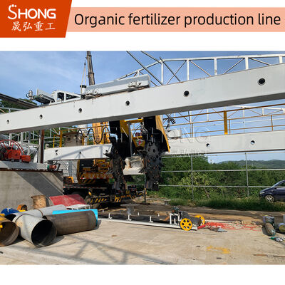 Chaîne de production d'engrais organique d'acier au carbone granulation d'engrais de volaille