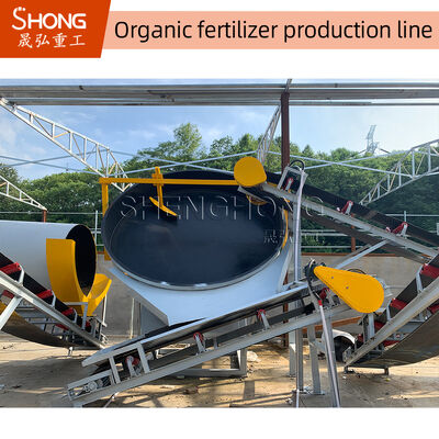 75kw vache Dung Compound Fertilizer Production Line compostant l'écrasement