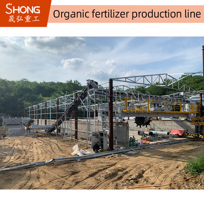 Équipement à fûts d'engrais composés pour la production d'engrais organiques à base de fumier