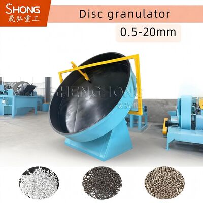 Usine de fabrication d'engrais organiques à granulateur à disque de 22 kW avec une capacité de 5-7 tonnes/heure et des granules en forme de boule