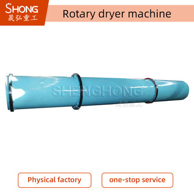 Séchoir rotatif industriel à tambour avec inclinaison de 2 à 5° et plage de température de 50 à 600°C pour les industries minière et chimique