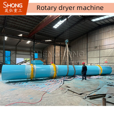 Sécheuse à tambour rotatif de grande capacité de 1 à 50 t/h avec construction en acier au carbone/en acier inoxydable et sources de chaleur multiples