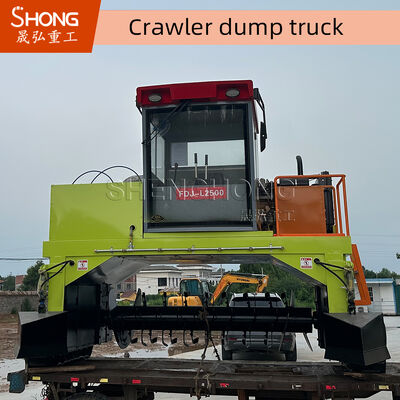 Tourneuse de compost pour moteur diesel en acier au carbone avec levage hydraulique pour une production efficace d'engrais