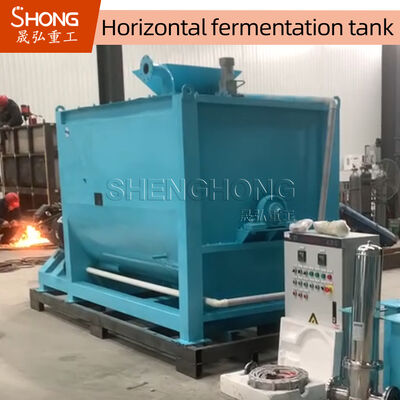 Équipement de compostage de fermentation entièrement automatique en acier inoxydable 304 avec télécommande PLC pour la production d'engrais organiques