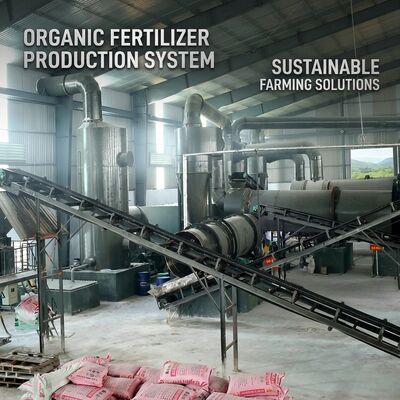 Ligne de production d'engrais organique de fumier de poulet en Chine avec système de fermentation pour 1 à 20 mille tonnes par an