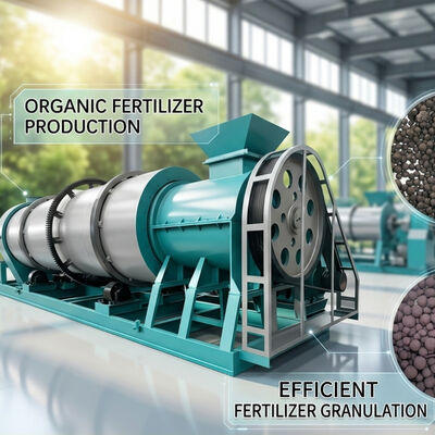 Ligne de production de granulés d'engrais organiques pour fumier de poulet et de porc durable 380V avec garantie de 12 mois