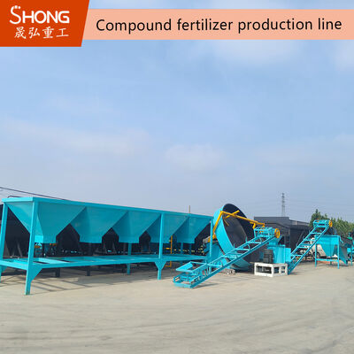 Granulateur rotatif de 5 t/h pour engrais composés NPK avec une production annuelle de 100 000 tonnes