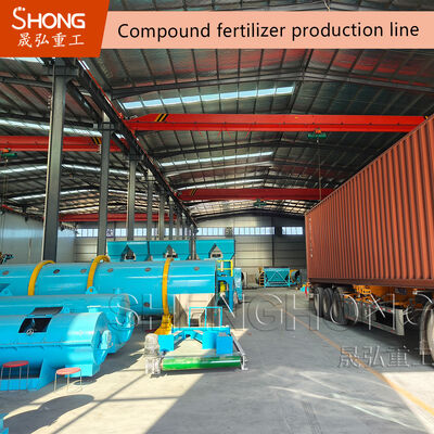 Machine de granulation d'engrais d'une capacité de 12 t/h pour la production d'engrais composés NPK avec des particules sphériques de 1 à 3 mm et une teneur NPK réglable de 20 % à 48 %