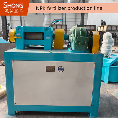 Ligne de production d'engrais NPK à double granulation avec taux de granulation élevé et matière organique ≥30%