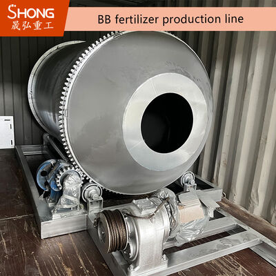 Ligne de production d'engrais BB avec une capacité de 5 à 7 tonnes par heure, conception personnalisée et fonctionnement entièrement automatique