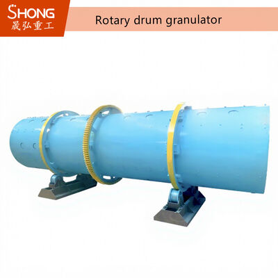 Granulateur à tambour rotatif économe en énergie pour engrais organiques à granules ronds à bille et à débit maximal de 15 t/h