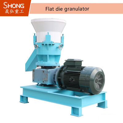 Granulateur d'engrais organiques compact en acier au carbone avec une puissance de 380V 50HZ pour des granulés de 1 à 10 mm